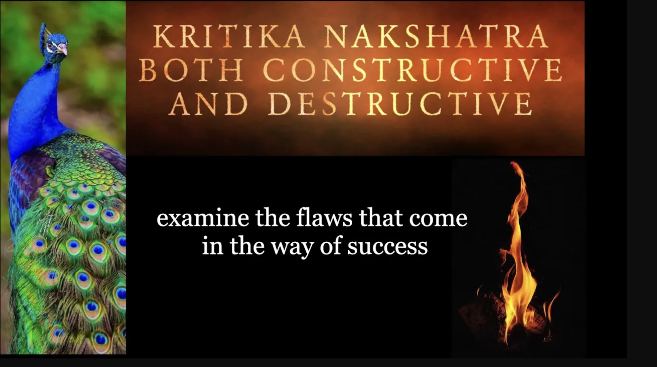 Krittika Nakshtra (penetrating ability)