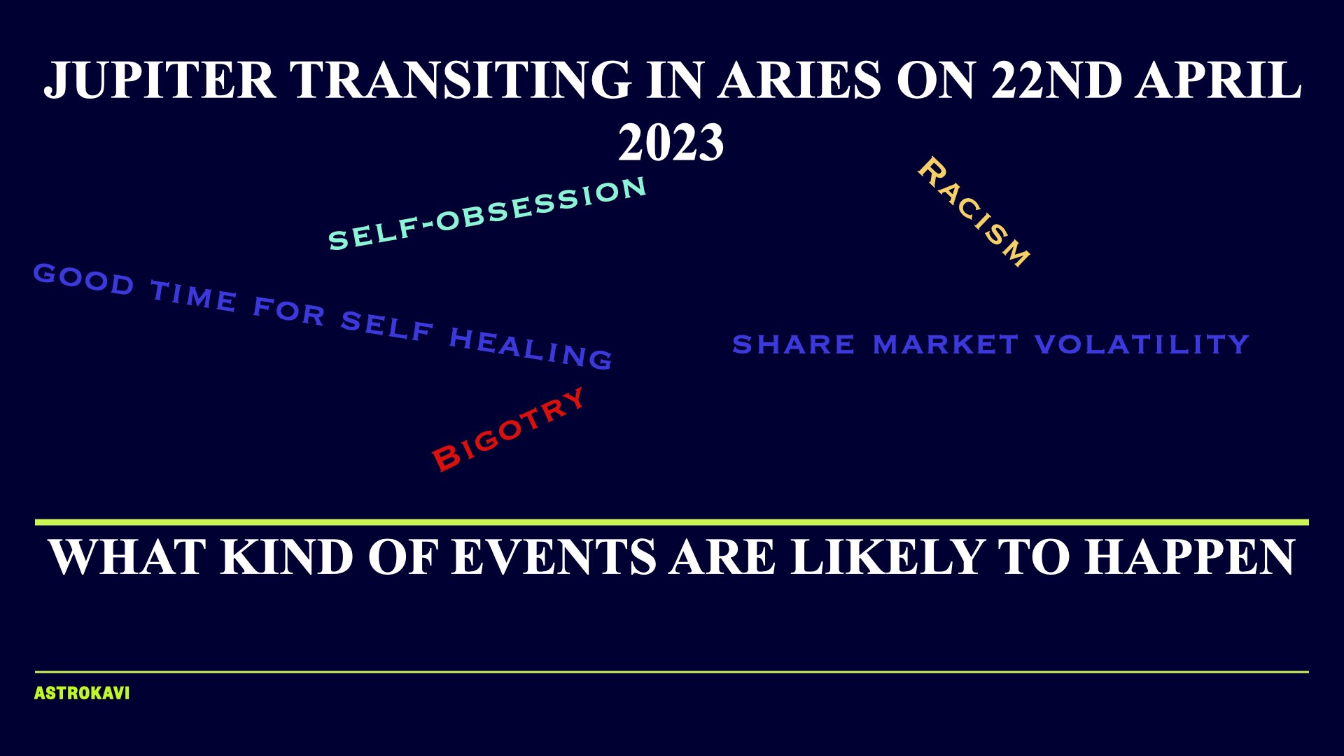 JUPITER TRANSITING IN ARIES ON 22ND APRIL 2023