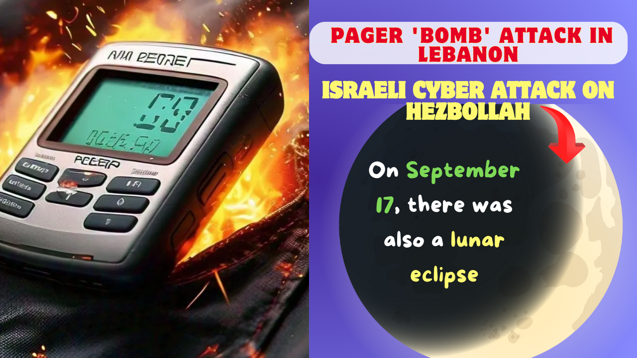 Sun in Virgo, lunar eclipse, Lebanon pager’bomb’ attack