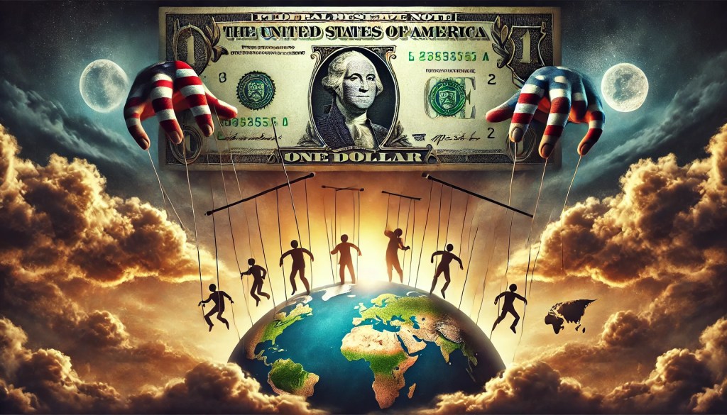 The U.S. often controls other nations, sometimes making smaller countries more vulnerable to ensure they never become too strong. By wielding the dollar as a global tool, they push other nations into dealing with it as a necessity rather than a choice.