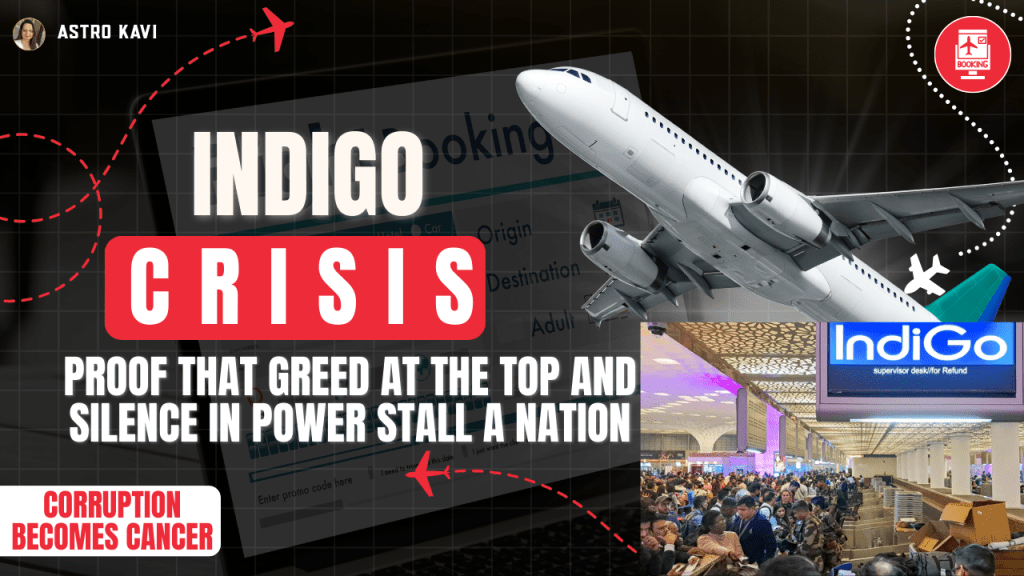 Sun–Venus–Mercury over Ketu: Truth exposed. Public patience exhausted.